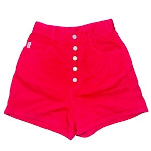 💙💖Vintage 90s Bongo Pink High Waisted Denim‎ Mom Shorts
